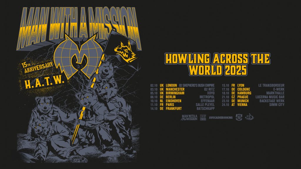 Tourbanner von MAN WITH A MISSION